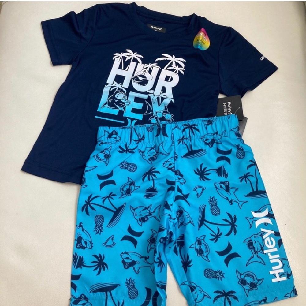 Hurley Activewear Navy Blue Bright colors set 5081